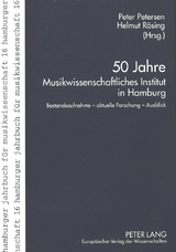 50 Jahre Musikwissenschaftliches Institut in Hamburg - 