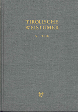 Tirolische Weistümer, VII. Teil: Oberinntal - 