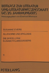 Allegorie und Apologie - Susanne Evers