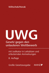 UWG Gesetz gegen den unlauteren Wettbewerb - 