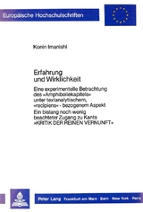 Erfahrung und Wirklichkeit - Konin Imanishi