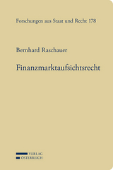 Finanzmarktaufsichtsrecht - Bernhard Raschauer