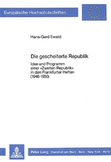 Die gescheiterte Republik - Hans-Gerd Ewald