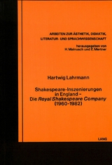 Shakespeare-Inszenierungen in England- Die «Royal Shakespeare Company» (1960-1982) - Hartwig Lahrmann