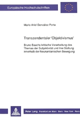 Transzendentaler 'Objektivismus' - Mario A. Gonzales Porta