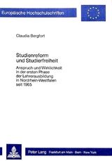 Studienreform und Studierfreiheit - Claudia Bergfort