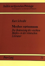 Modus Optumum - Kurt Scheidle