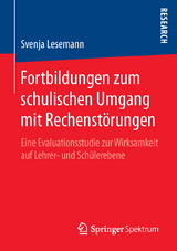 Fortbildungen zum schulischen Umgang mit Rechenstörungen - Svenja Lesemann