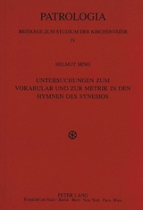 Untersuchungen zum Vokabular und zur Metrik in den Hymnen des Synesios - Helmut Seng