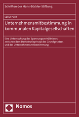 Unternehmensmitbestimmung in kommunalen Kapitalgesellschaften - Lasse Pütz