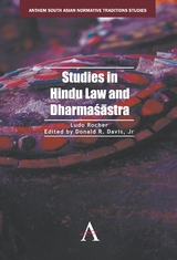 Studies in Hindu Law and Dharmaśāstra - Ludo Rocher