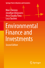 Environmental Finance and Investments - Chesney, Marc; Gheyssens, Jonathan; Pana, Anca Claudia; Taschini, Luca