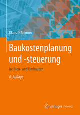 Baukostenplanung und -steuerung - Klaus D. Siemon