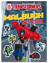 Transformers Malbuch mit Stickern