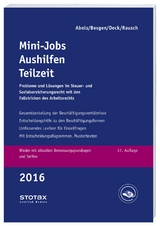 Mini-Jobs, Aushilfen, Teilzeit 2016 - Abels, Andreas; Besgen, Dietmar; Deck, Wolfgang; Rausch, Rainer