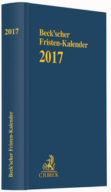 Beck'scher Fristen-Kalender 2017 - 