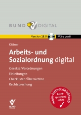 Arbeits- und Sozialordnung digital
Version 18.0 - Kittner, Michael