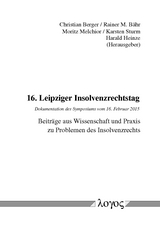 16. Leipziger Insolvenzrechtstag - 