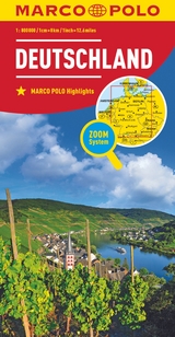 MARCO POLO Länderkarte Deutschland 1:800.000