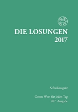 Die Losungen 2017 / Schreibausgabe - 