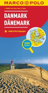 MARCO POLO Länderkarte Dänemark 1:300.000