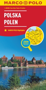 MARCO POLO Länderkarte Polen 1:800.000