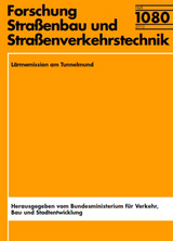 Forschungsprogramm Straßenwesen FE 02.0311/2009/LRB Lärmemission am Tunnelmund - Chr. Schulz, S. Kluth, J. Hübelt