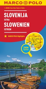 MARCO POLO Länderkarte Slowenien, Istrien 1:300.000 - 