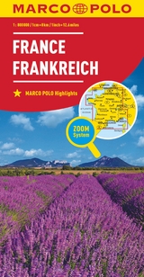 MARCO POLO Länderkarte Frankreich 1:800.000