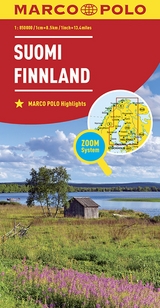MARCO POLO Länderkarte Finnland 1:850 000 - 
