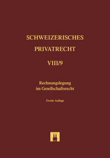 Bd. VIII/9: Rechnungslegung im Gesellschaftsrecht - Handschin, Lukas