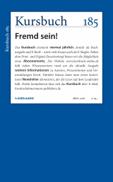 Kursbuch 185 - Nassehi, Armin; Felixberger, Peter