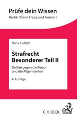 Strafrecht Besonderer Teil II - Hans Kudlich