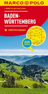 MARCO POLO Regionalkarte Deutschland 11 Baden-Württemberg 1:200.000 - 