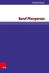 Beruf Pfarrperson - Reinhold Becker