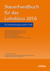 Steuerhandbuch für das Lohnbüro 2016 - Plenker, Jürgen