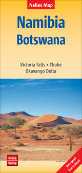 Nelles Map Landkarte Namibia - Botswana - 