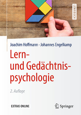 Lern- und Gedächtnispsychologie - Joachim Hoffmann, Johannes Engelkamp