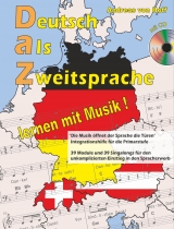 Deutsch als Zweitsprache, lernen mit Musik (+CD) - Andreas von Hoff