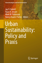 Urban Sustainability: Policy and Praxis - 