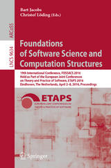 Foundations of Software Science and Computation Structures - 