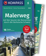 KOMPASS Wanderführer Malerweg - Auf den Spuren der Romantiker durch die Sächsische Schweiz - Pollmann, Bernhard