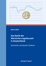 Das Recht der Wertsicherungsklauseln in Deutschland - Marco Bertl