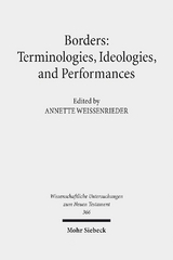 Borders: Terminologies, Ideologies, and Performances - 
