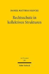 Rechtsschutz in kollektiven Strukturen - Daniel Matthias Klocke