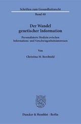 Der Wandel genetischer Information. - Christina M. Berchtold