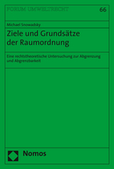 Ziele und Grundsätze der Raumordnung - Michael Snowadsky