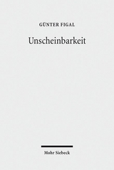 Unscheinbarkeit - Günter Figal