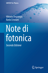 Note di fotonica - Degiorgio, Vittorio; Cristiani, Ilaria