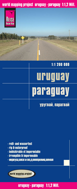 Reise Know-How Landkarte Uruguay, Paraguay (1:1.200.000) - Reise Know-How Verlag Peter Rump, Reise Know-How Verlag